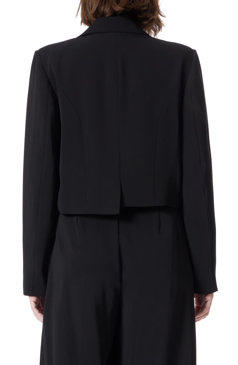 DO by Dee Ocleppo Drapey Sateen Crop Blazer, Alternate, color,