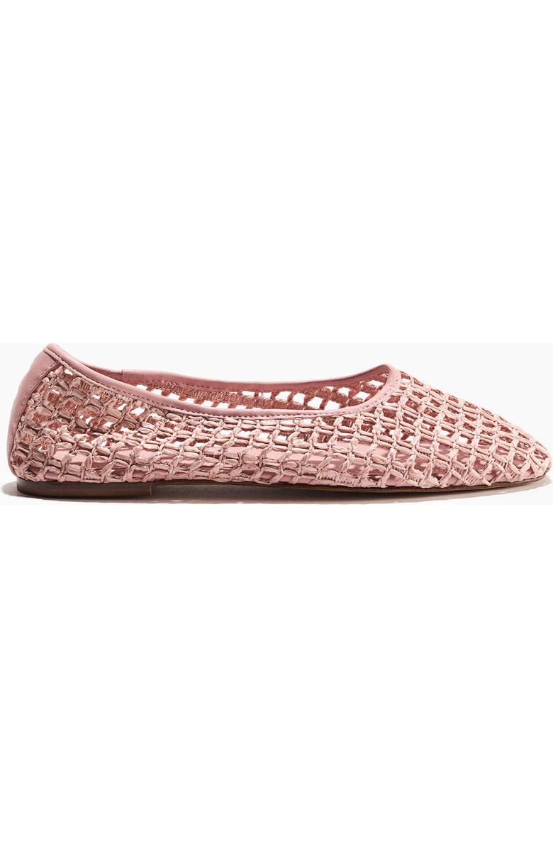 H&M Straw Ballet Flats, Alternate, color, Light Beige