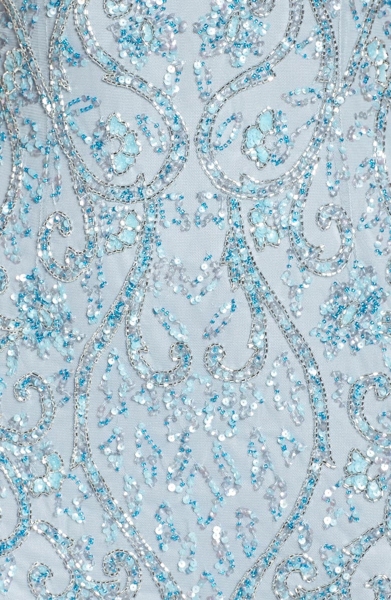 Adrianna Papell Embellished A-Line Gown, Alternate, color,