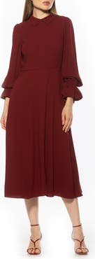 Alexia Admor Lana Fit & Flare Midi Dress