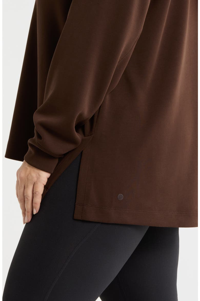 Soft Luxe Tunic, Alternate, color, BROWN MOLE