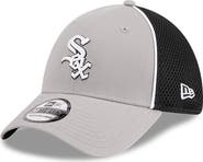 New Era Men's New Era Gray Chicago White Sox Pipe 39THIRTY Flex Hat