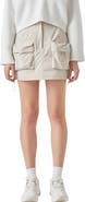 Grey Lab Cargo Miniskirt