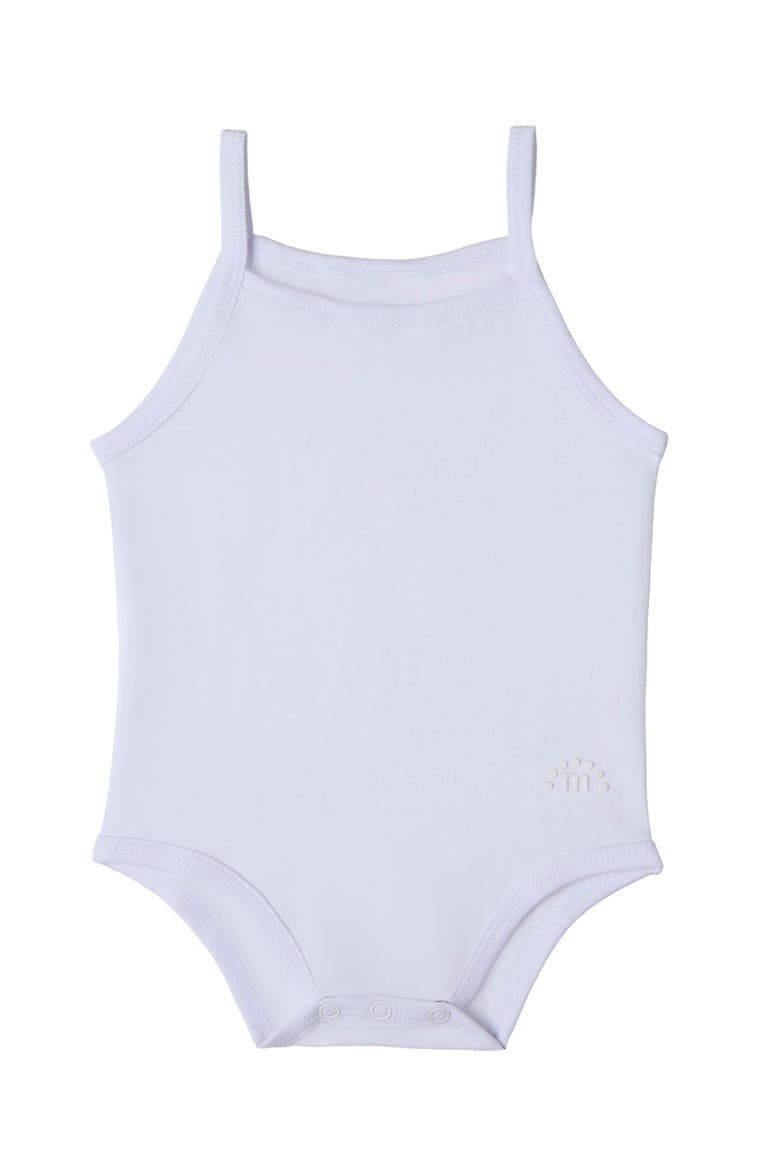 3 Pair Pack Baby and Toddler Combed Cotton Bodysuits, Alternate, color, White White White