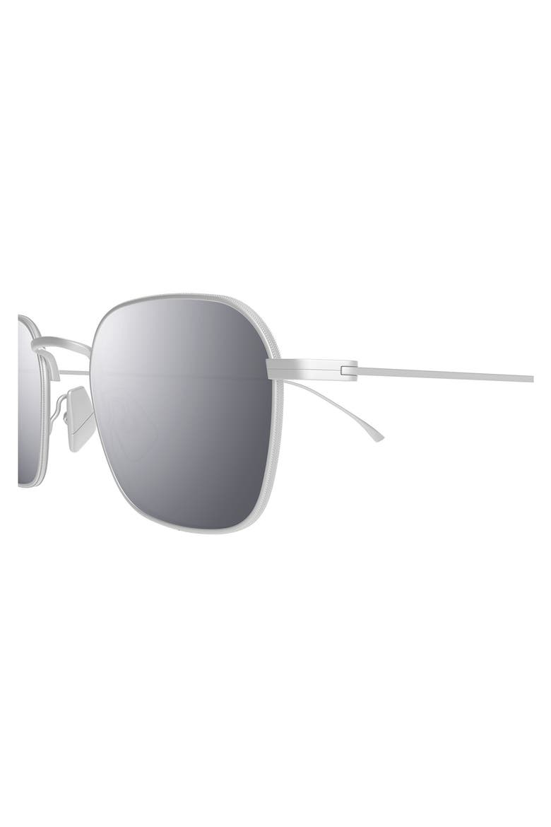 Mekala Classic 48mm Polarized Square Sunglasses, Alternate, color, SILVER