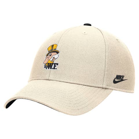 Men's Nike Natural Wake Forest Demon Deacons Vintage Rise Dri-FIT Adjustable Hat