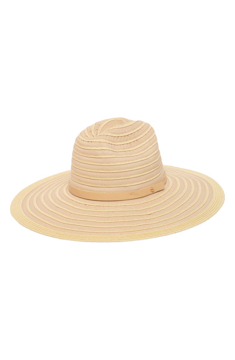 San Diego Hat Cattleman's Crease Sun Hat, Main, color, Natural