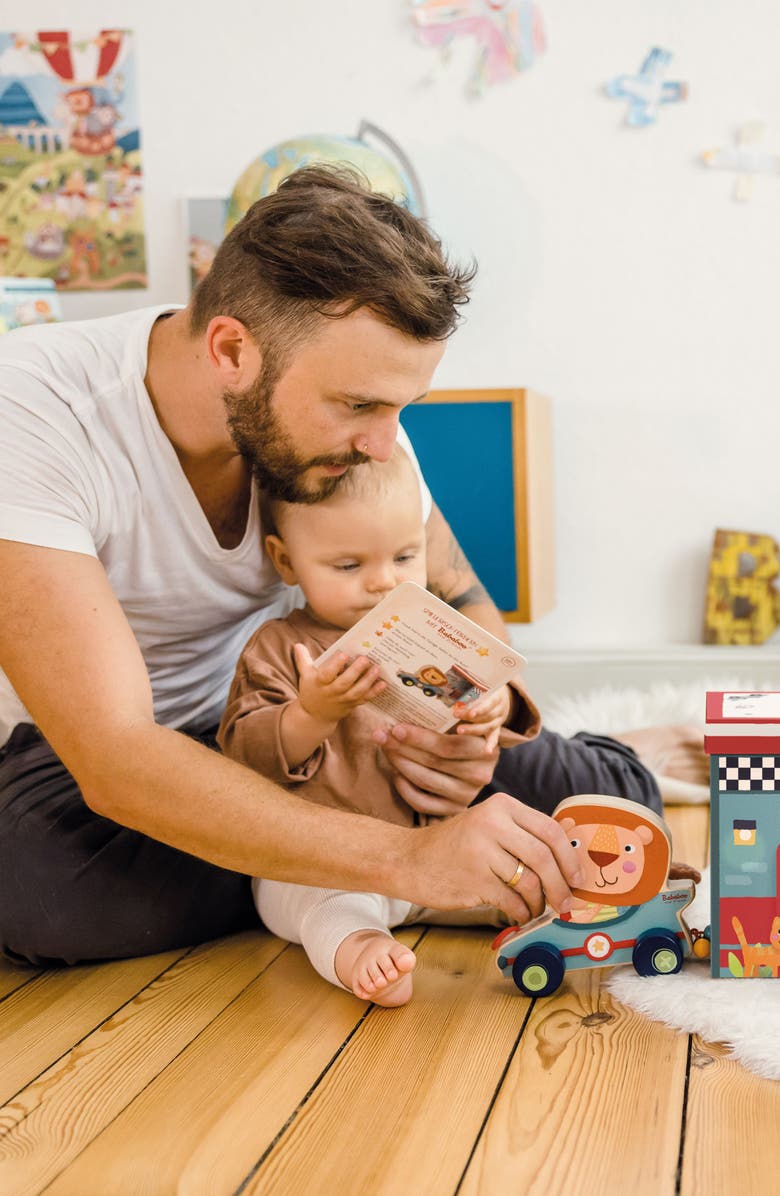 Bababoo and friends<sup>®</sup> Bababoo Lion Push and Pull Toy, Alternate, color, Turquoise