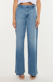 KanCan Marnie Ultra High Rise Wide Leg Trousers