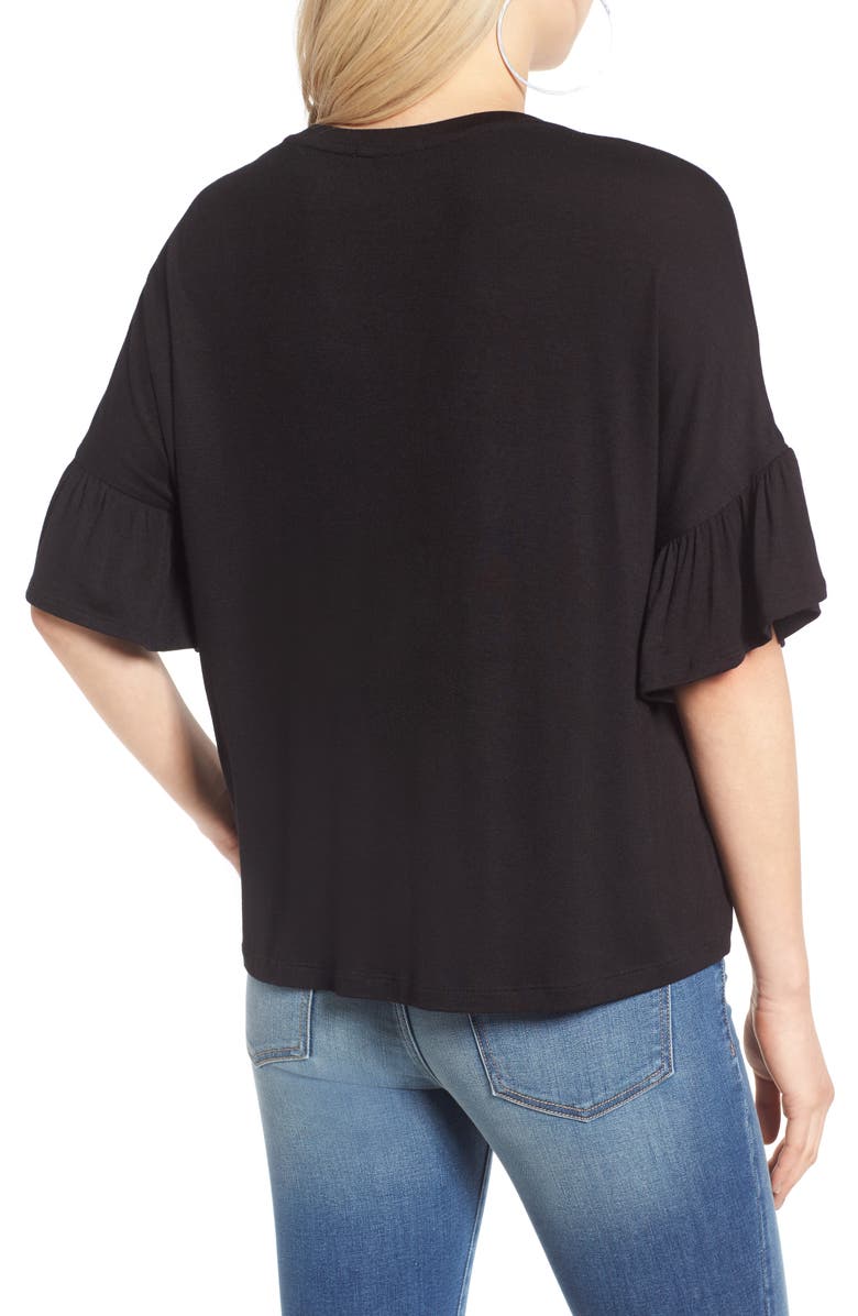 BP. Ruffle Tee, Alternate, color,