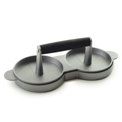 Nonstick Cast Aluminum Double Hamburger Press