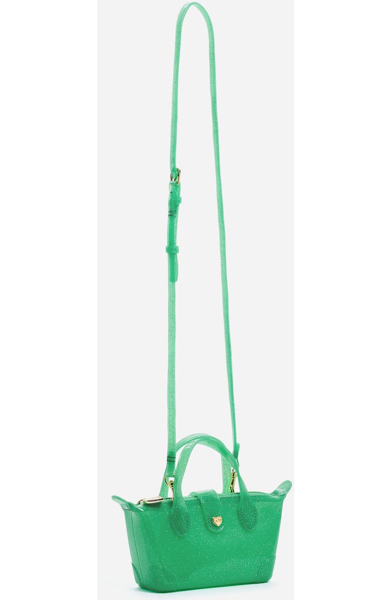 Stoney Clover Lane Jelly Pouchette Clear Crossbody Bag, Alternate, color, Avocado