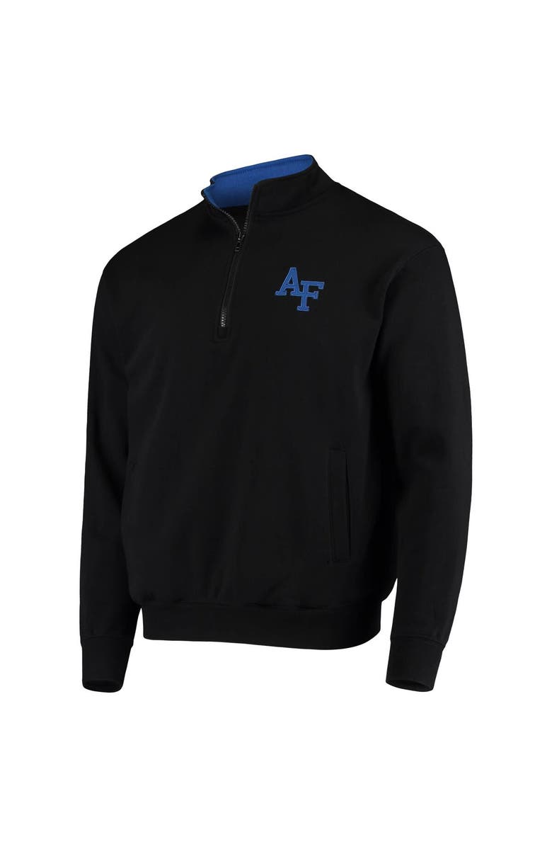 COLOSSEUM Men's Colosseum Black Air Force Falcons Tortugas Logo Quarter-Zip Jacket, Alternate, color, Black