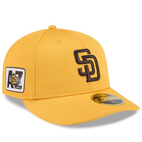 Men's New Era  Gold San Diego Padres 2025 Spring Training Low Profile 59FIFTY Fitted Hat