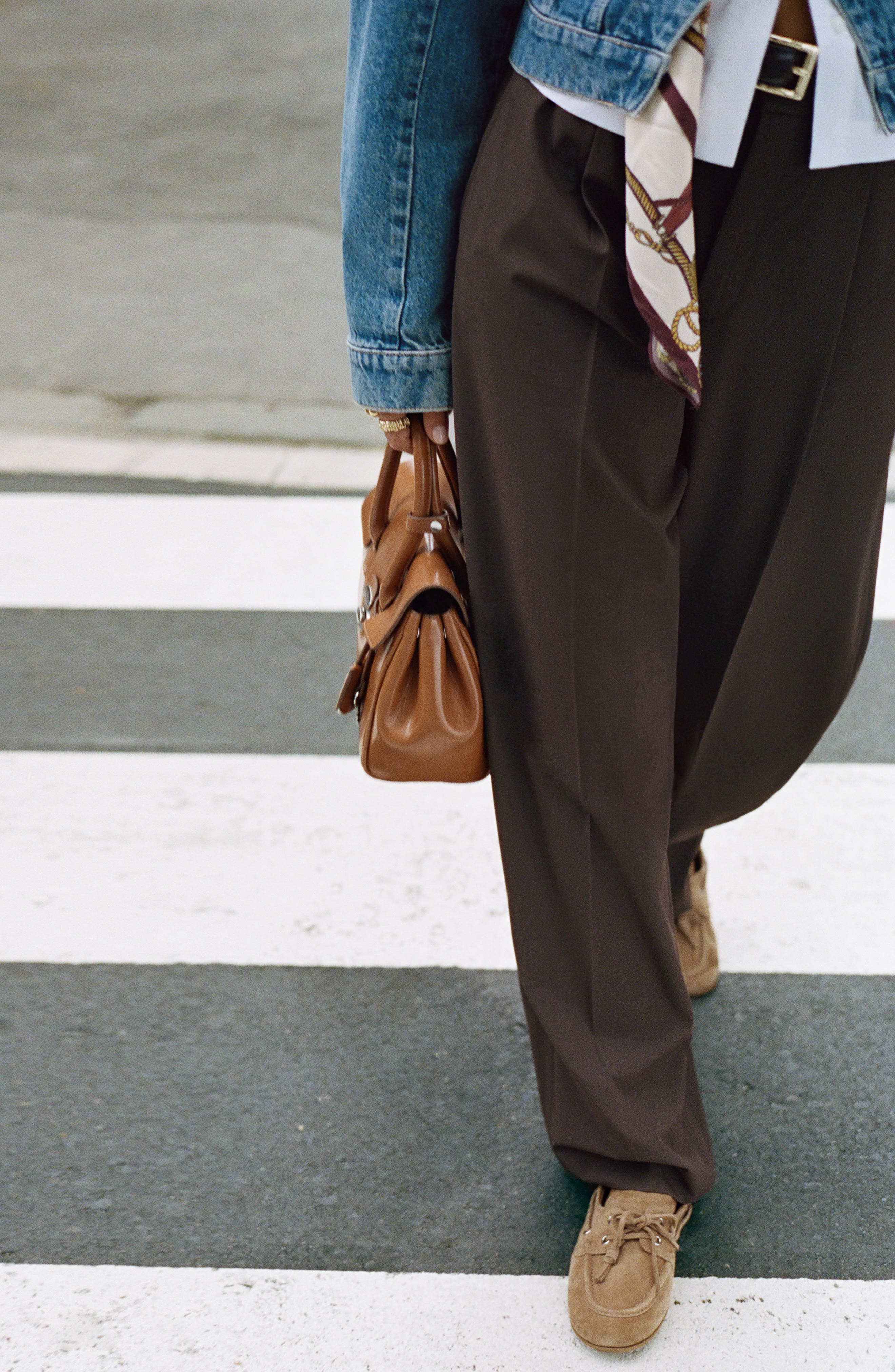 MANGO Suede Bit Loafer, Alternate, color, Medium Brown