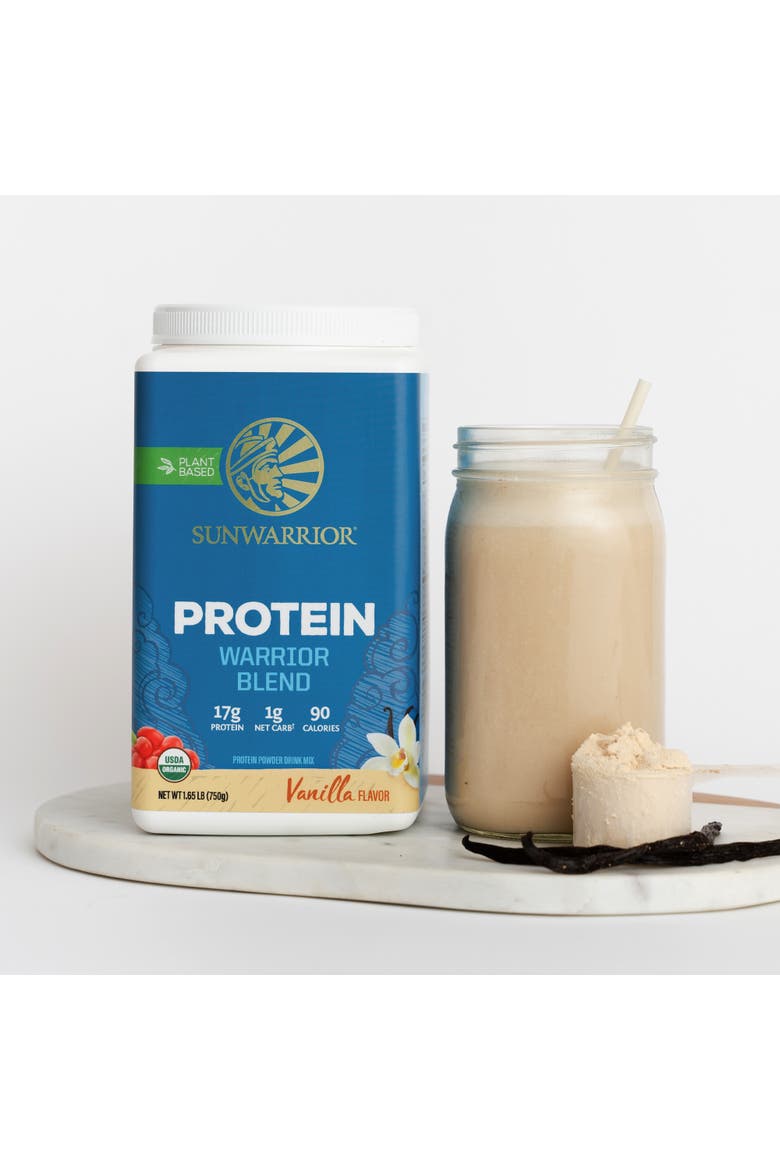Organic Warrior Blend Protein Powder, Vanilla, 750gm, Alternate, color, No Color
