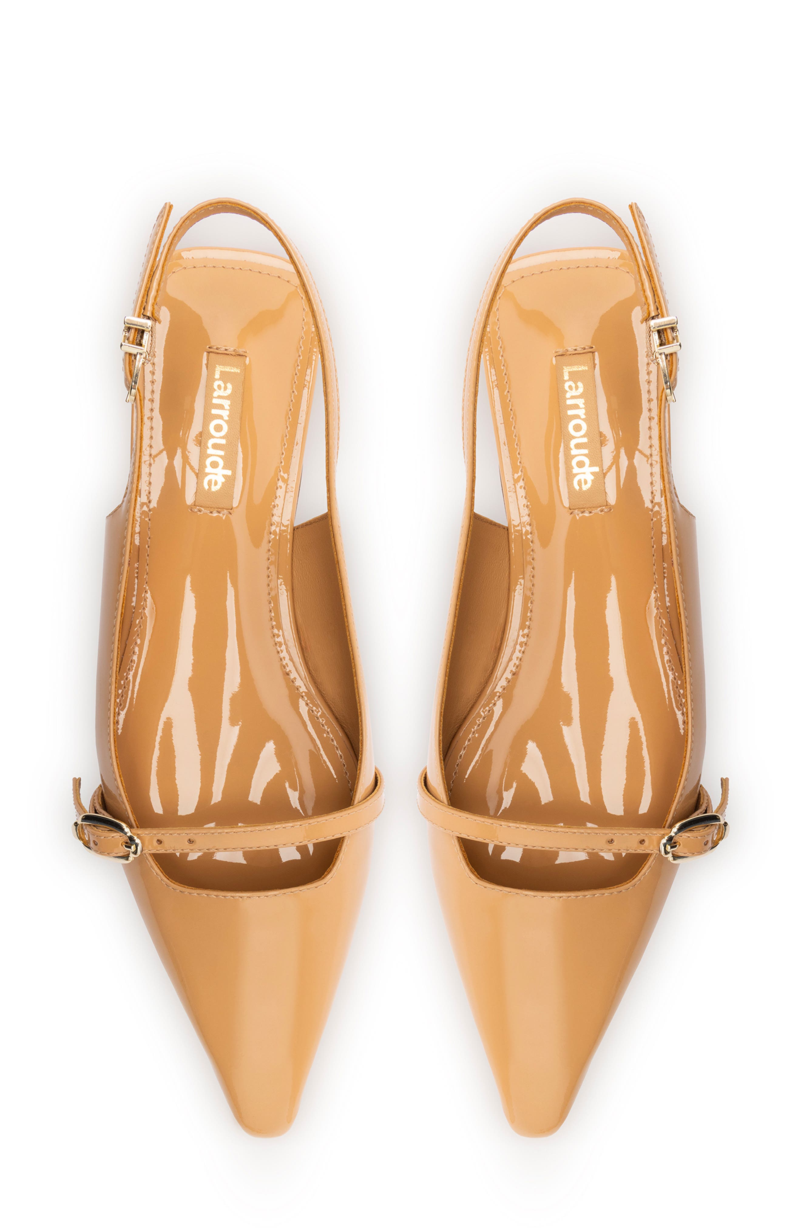 Ines Slingback Flat, Alternate, color, TAN