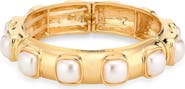 Cara Faux Pearl Stretch Bracelet