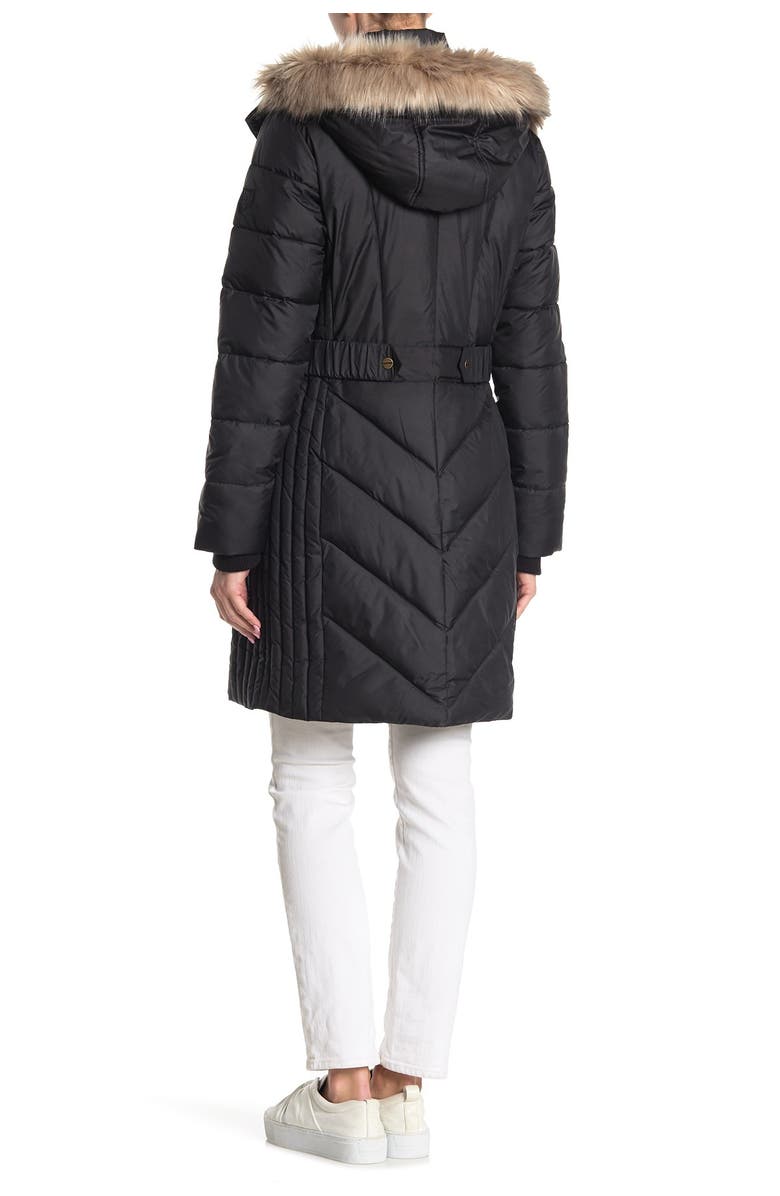 Larry Levine Hooded Puffer Jacket, Alternate, color,
