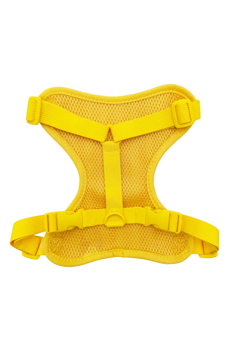 MYTAGALONGS Cabana Stripes Dog Harness, Alternate, color, Yellow