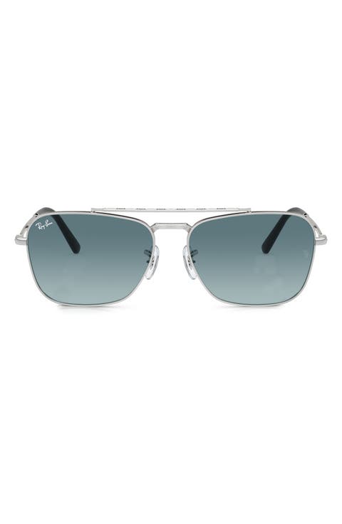 New Caravan 58mm Gradient Square Sunglasses