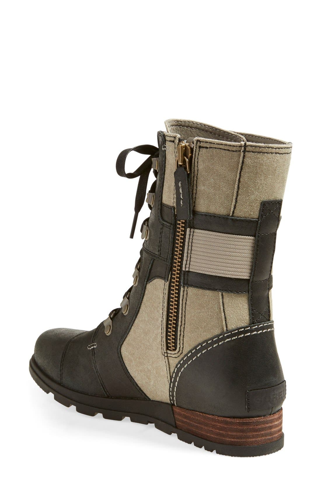 'Major Carly' Boot, Alternate, color, WET SAND/ BLACK