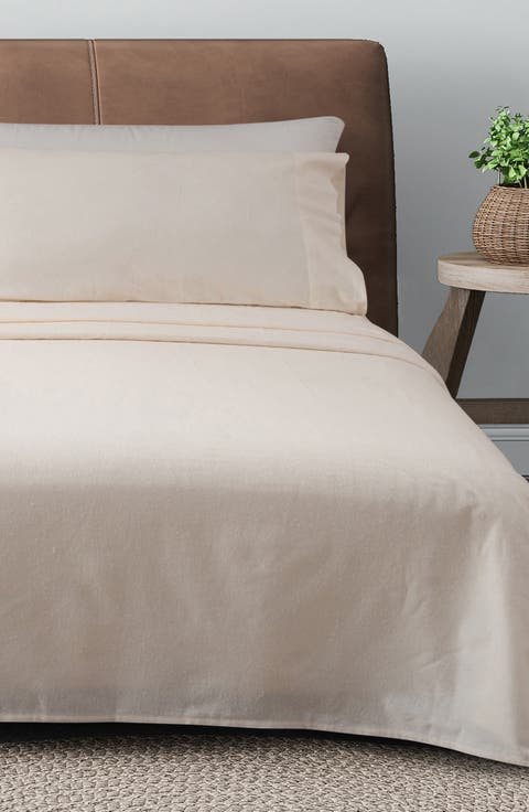 Turkish Cotton Solid Flannel Sheet Set