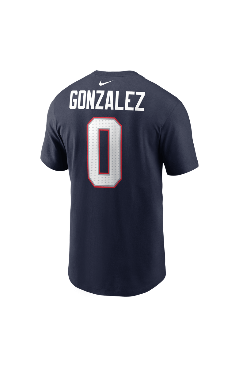 Nike Men's Nike Christian Gonzalez Navy New England Patriots Player Name & Number T-Shirt, Alternate, color, Navy