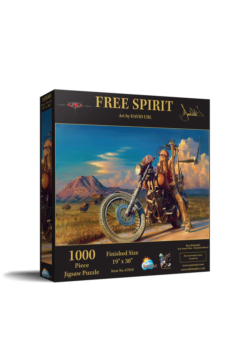 Sunsout Free Spirit 1000 piece Jigsaw Puzzle for Adults, Main, color, Multicolor