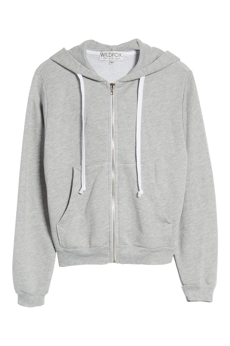 Bridesmaid Regan Zip Hoodie, Alternate, color, HEATHER