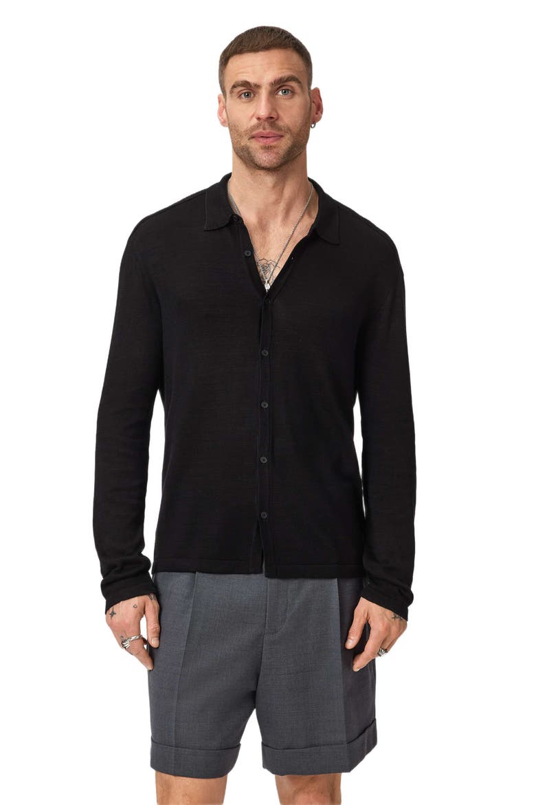 Sorrenti Cardigan, Alternate, color, BLACK