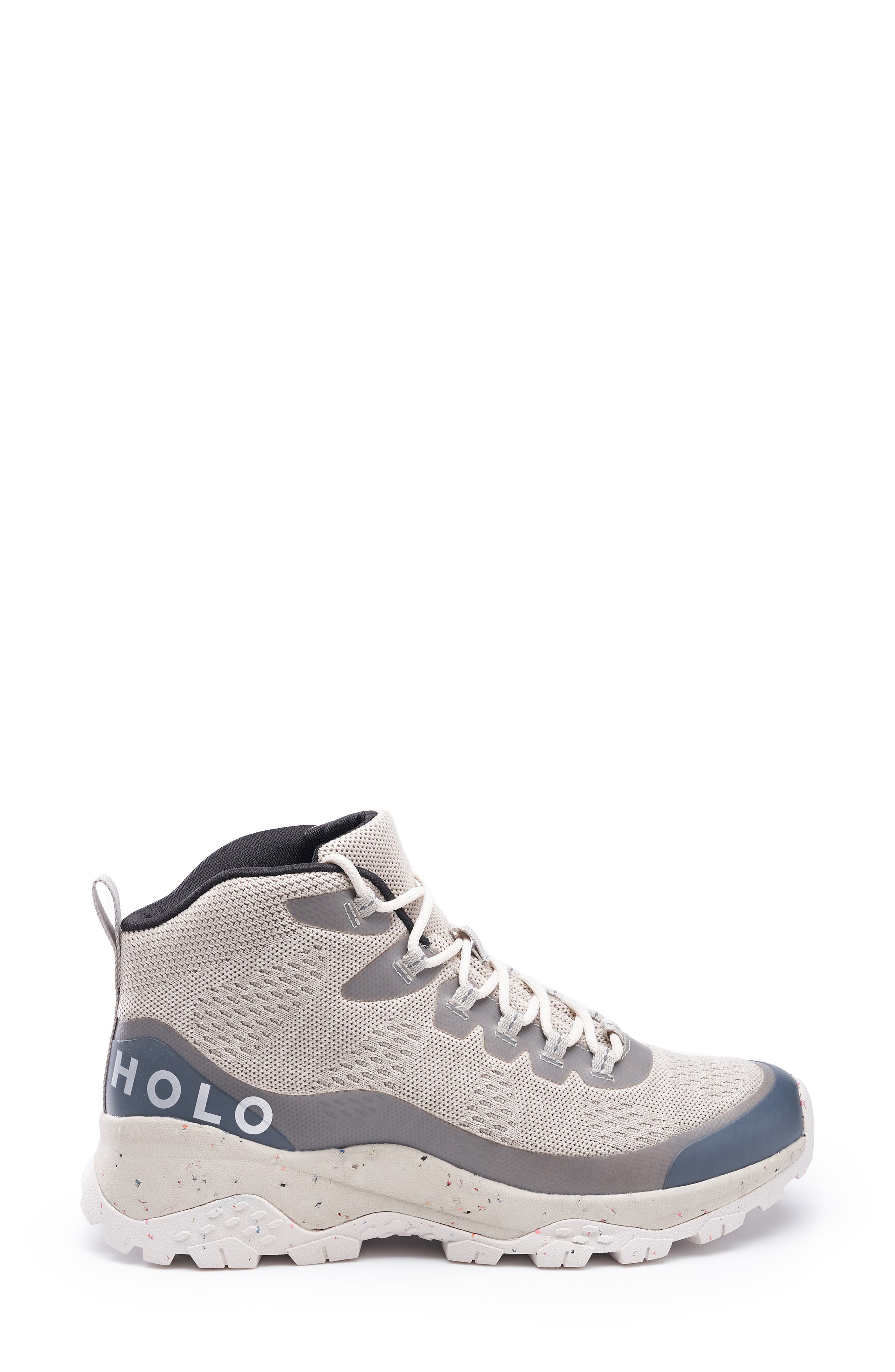 HOLO Footwear Troy Mid Hiking Shoe, Alternate, color, Moon