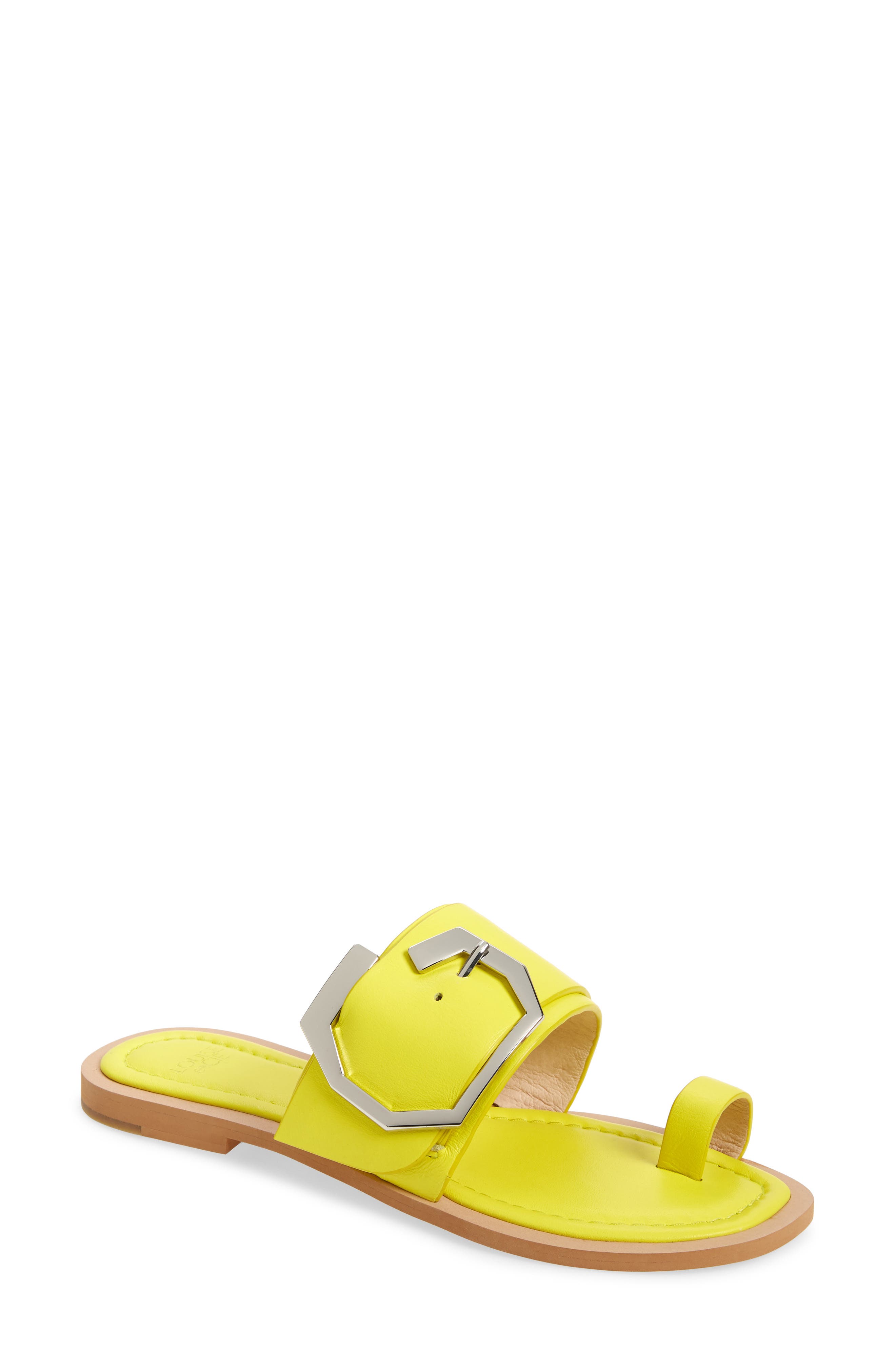 Altan Sandal, Main, color, FLUORESCENT YELLOW LEATHER