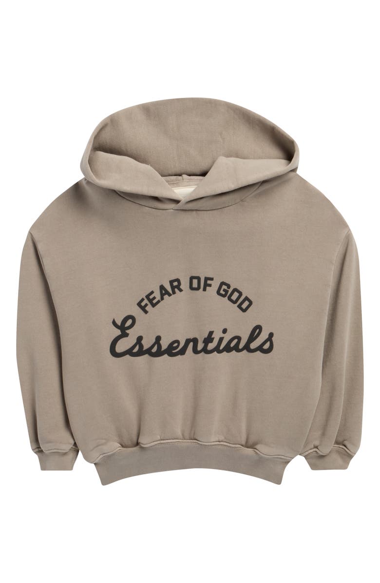 Fear of God Essentials Kids' '90s Training Logo Graphic Hoodie, Main, color, Faded Seal