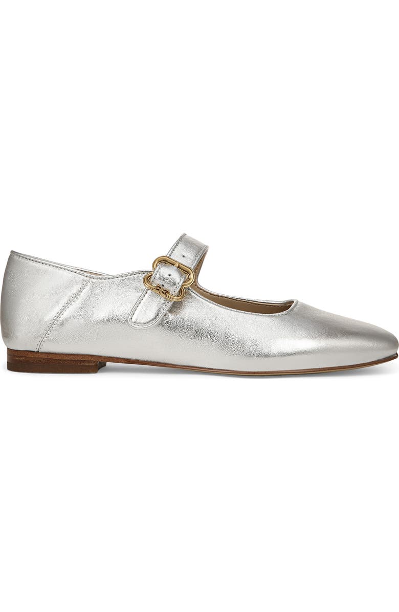 Sam Edelman Michaela Mary Jane Flat, Alternate, color, Soft Silver