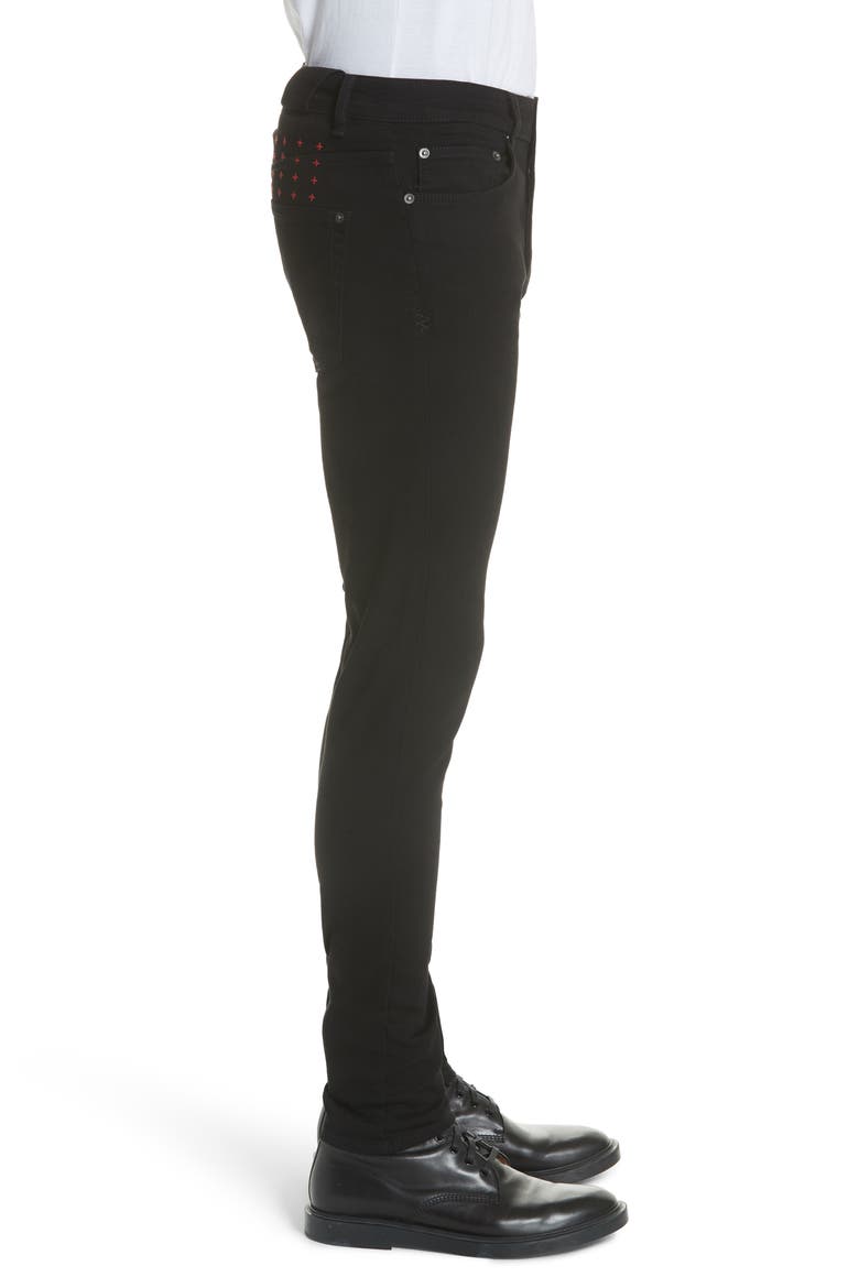 Chitch Laid Slim Fit Jeans, Alternate, color, BLACK