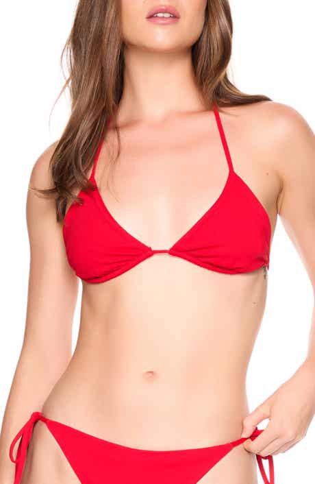String Triangle Bikini Top