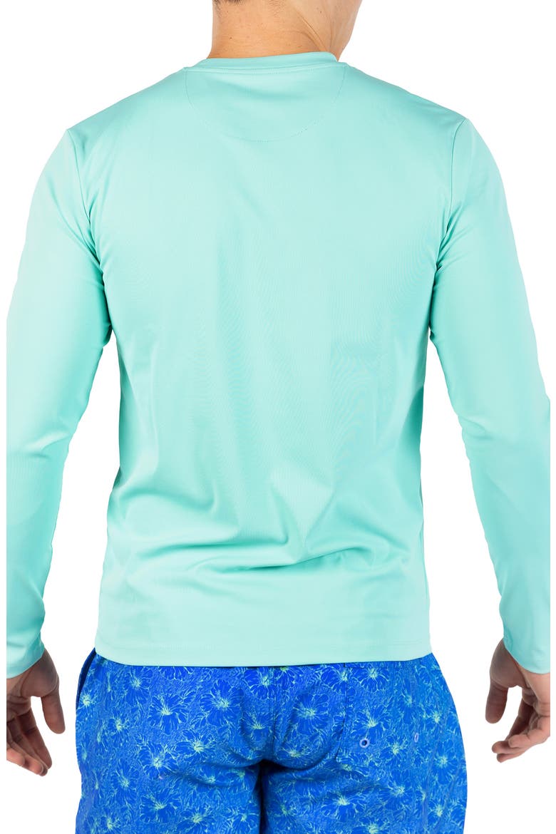SPF 30+ Long Sleeve Rashguard, Alternate, color, SPEARMINT