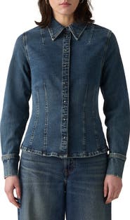 Levi's Shaped Long Sleeve Stretch Denim Shirt