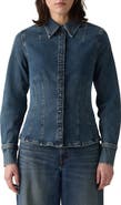 Levi's® Shaped Long Sleeve Stretch Denim Shirt