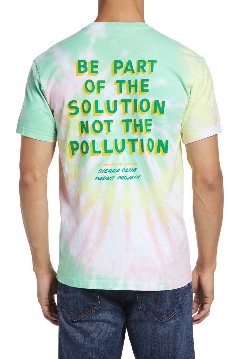 x Sierra Club Tie Dye Vote Graphic Tee, Alternate, color, TIE DYE