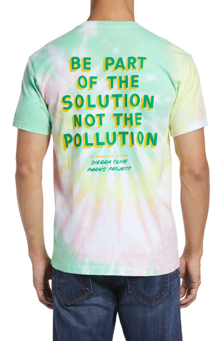Parks Project x Sierra Club Tie Dye Vote Graphic Tee, Alternate, color, 