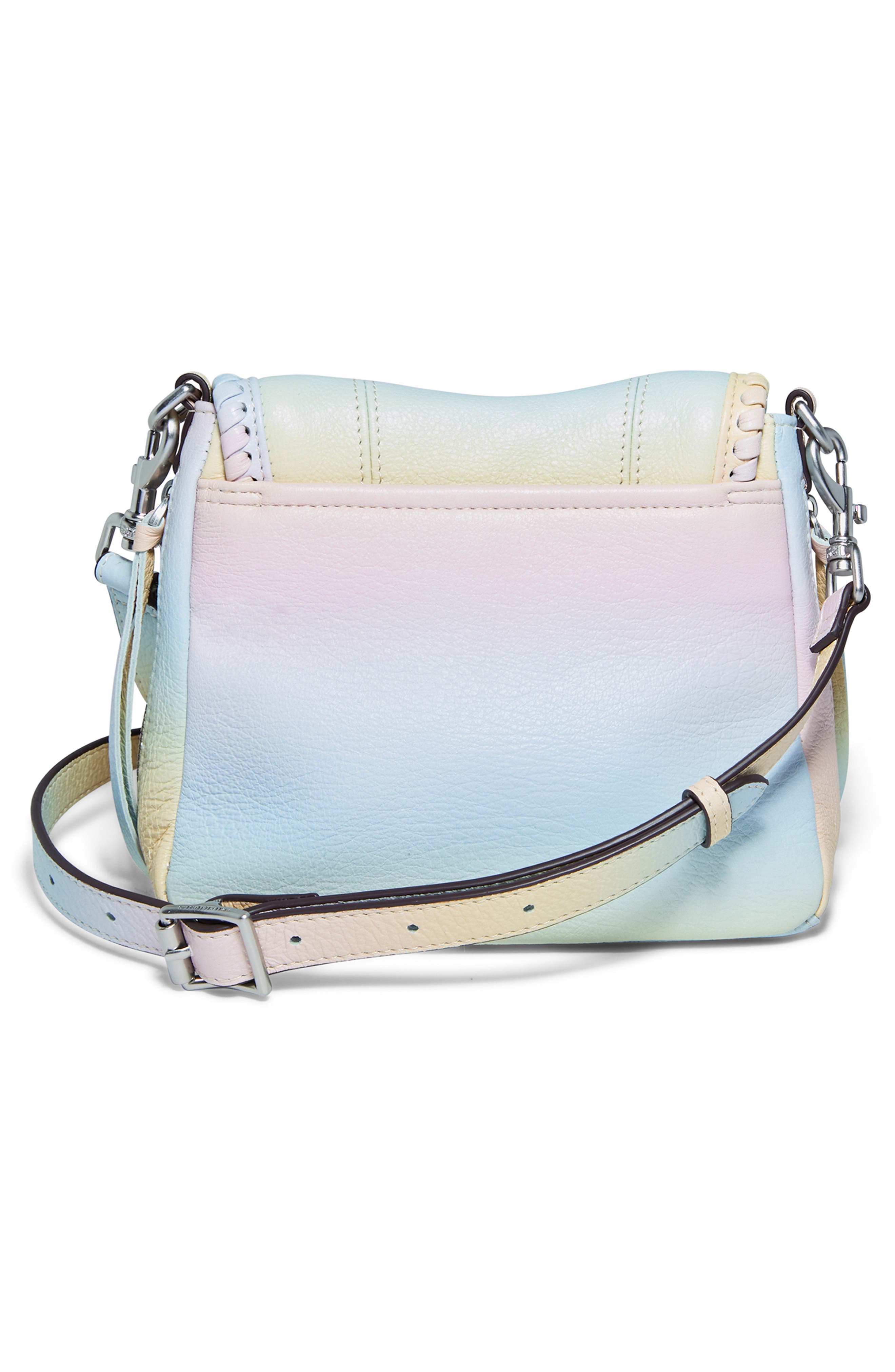 AIMEE Mini All For Love Convertible Leather Crossbody Bag, Alternate, color, Macaron Ombre