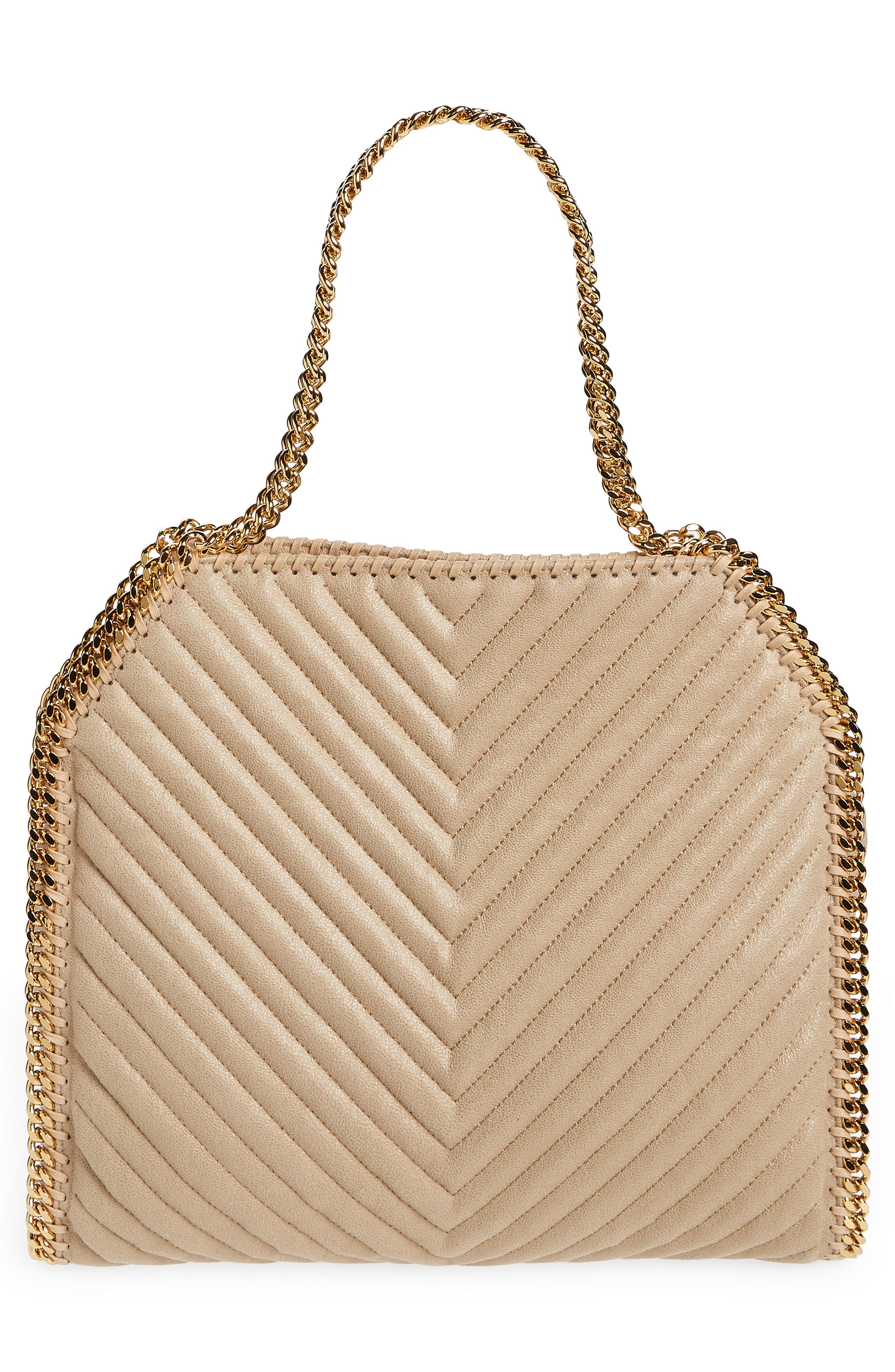 Stella McCartney Small Falabella Shaggy Deer Faux Leather Tote, Alternate, color, 