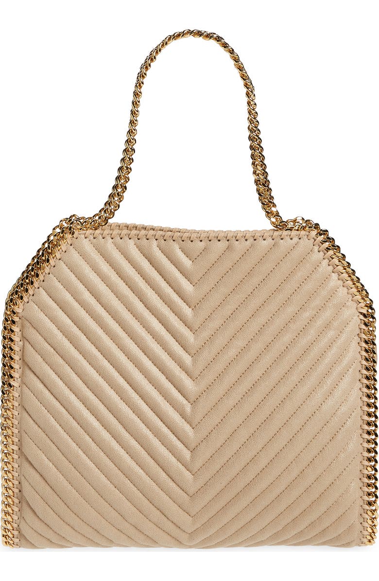 Stella McCartney Small Falabella Shaggy Deer Faux Leather Tote, Alternate, color,