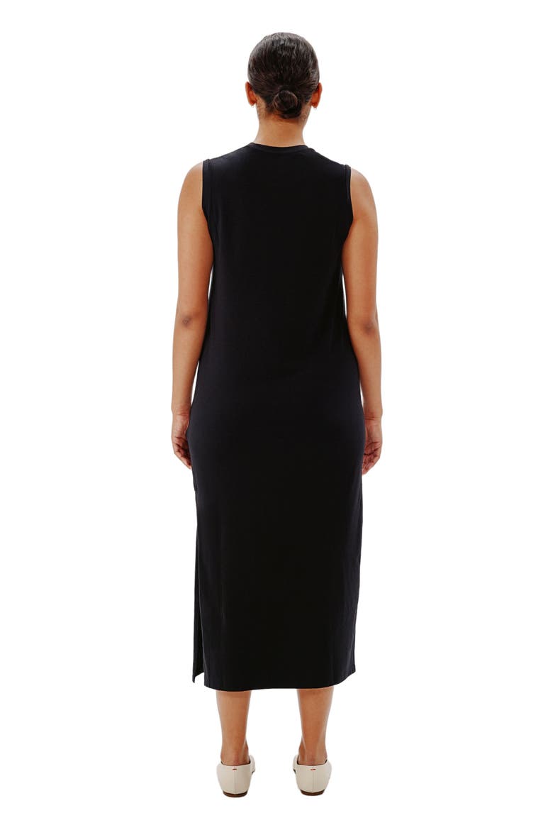 SLEEVELESS TEE DRESS, Alternate, color, BLACK