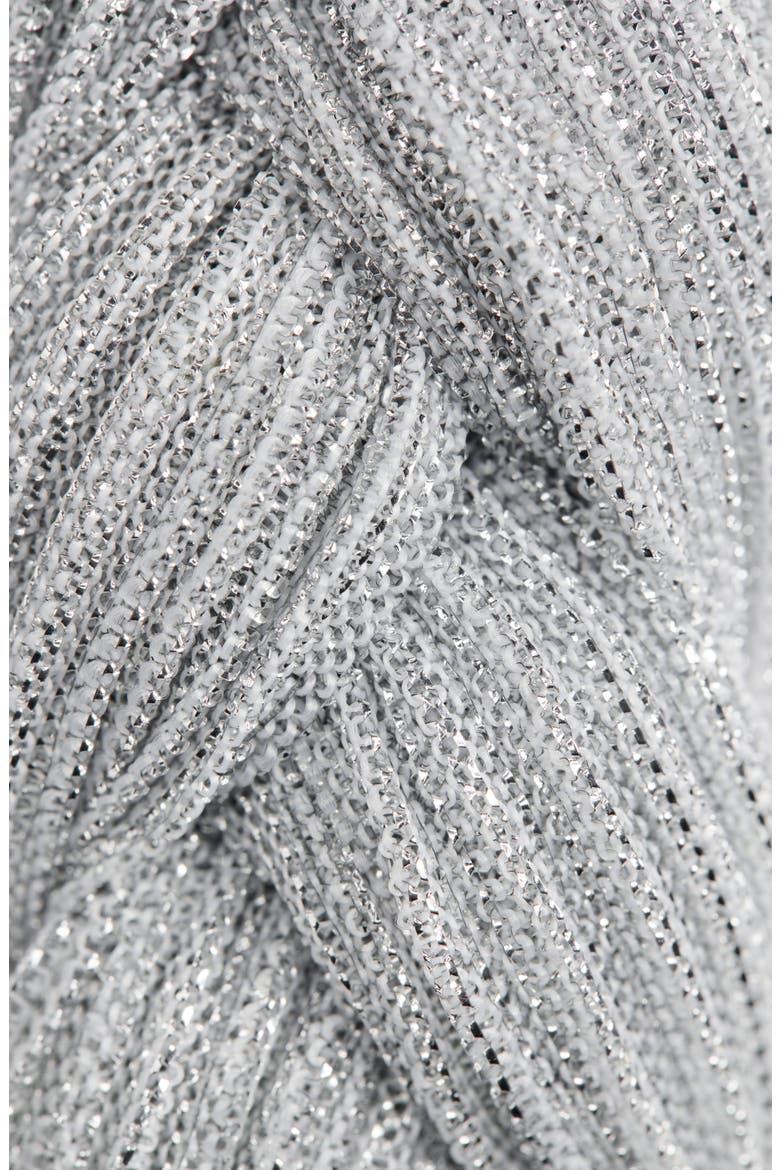Braided Metallic Headband, Alternate, color, SILVER METALLIC