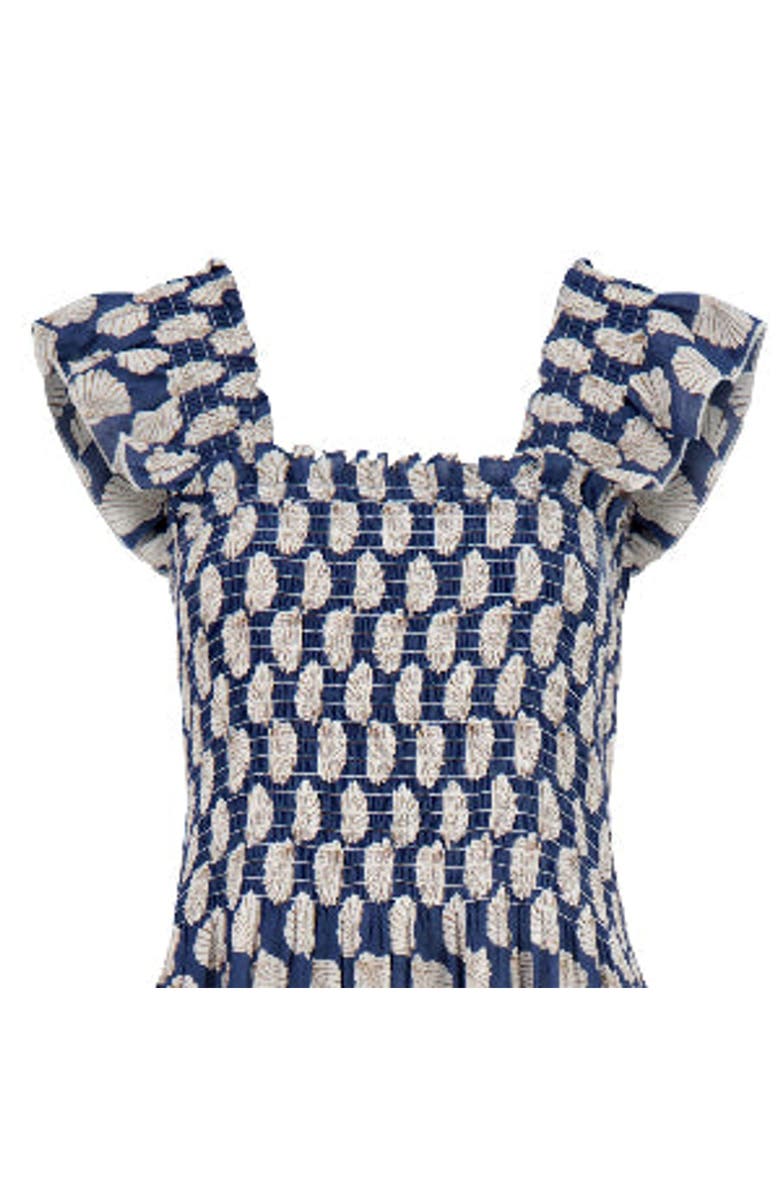 Mer St. Barth Paloma Women's Maxi Dress, Alternate, color, Shell Beach Navy