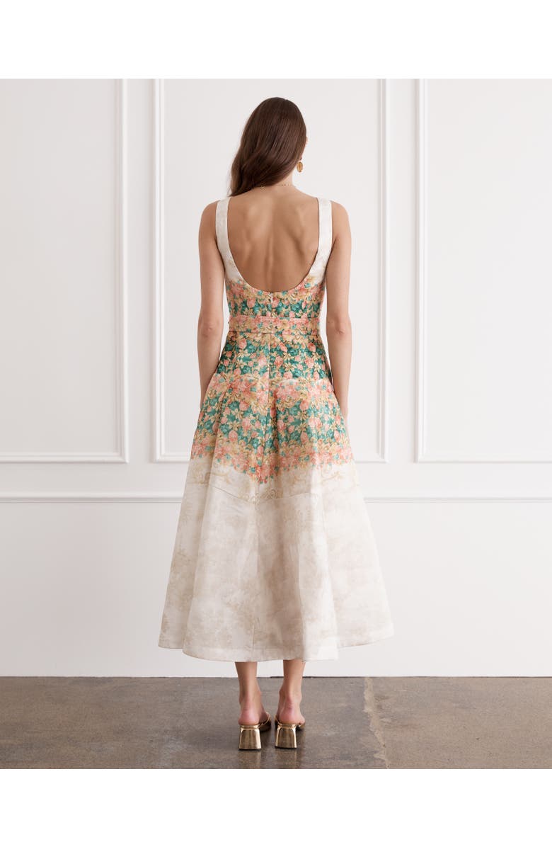 Aqua Blu Phoebe Midi Dress, Alternate, color, Doree