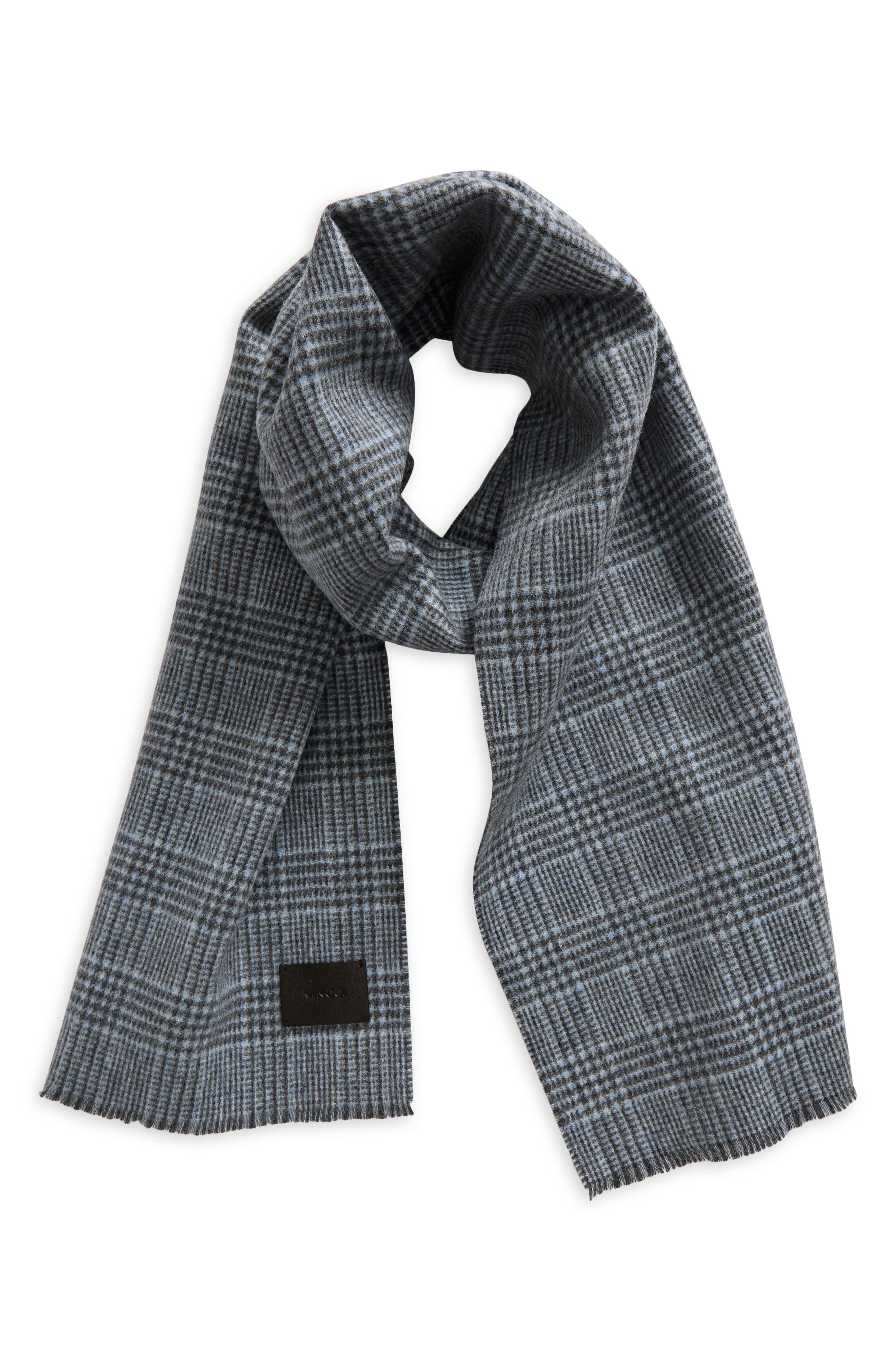 Vince Double Face Wool & Cashmere Scarf In 020gry